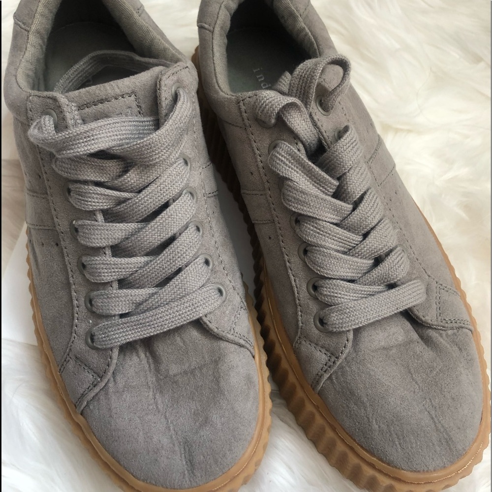 Indigo Rd suede lace up creeper sneakers
